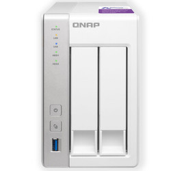 威联通（QNAP） TS-231P2 4G内存 四核心处理器 两盘位NAS网络存储器双网 TS-231P  1G（空巢）