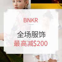 促销活动: BNKR 小众设计师品牌  全场服饰