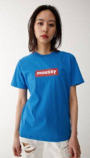 MOUSSY 女士纯棉简约T恤