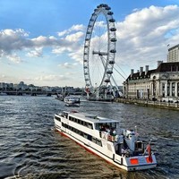 英国伦敦泰晤士河游船观光（含2道菜午餐）