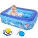 酷迪 婴儿游泳池家用洗澡桶充气海洋球池 2层泡泡底120*85*35 +凑单品