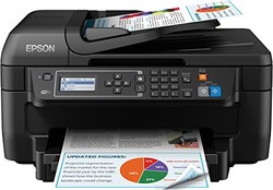 Epson 爱普生WorkForce小巧型四合一打印机 带Wi-Fi和家庭办公室功能 - 黑色