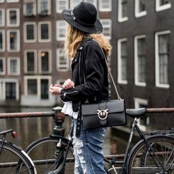 PINKO Love系列 Simply 女士斜挎包+COCCIN