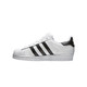 adidas kids 阿迪达斯 男女童三叶草贝壳头亲子鞋SUPERSTAR J_BZ0362 白色/黑色 35.5-38.5码