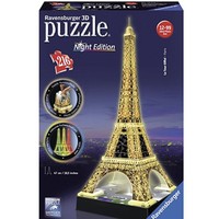 历史新低、Prime会员：Ravensburger 睿思 12579 埃菲尔铁塔立体拼图（夜景版 、216片）  *2件