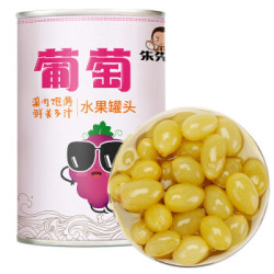 朱先森 糖水葡萄水果罐头 425g *3件