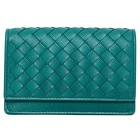 BOTTEGA VENETA 174646 V4651 牛皮编织卡片夹