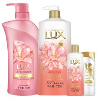 LUX 力士 （桃花沐浴乳 720g+桃花 洗发乳 750ML+沐浴乳 100ml+力发乳 100ml）