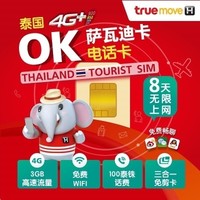 出游必备：无限流量 泰国8天4G上网卡