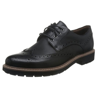 Clarks Batcombe Wing Derbys 男士德比鞋 黑色 10UK