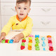 宝宝数字母拼图积木质男孩女孩早教益智力儿童玩具拼板1-2-3周岁