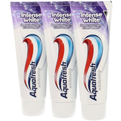 Aquafresh Intense White 深度美白微粒子牙膏 75ml *3支 