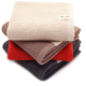 三利 精梳棉侘寂蜂巢毛巾 33×72cm 混色4条装 *3件+凑单品