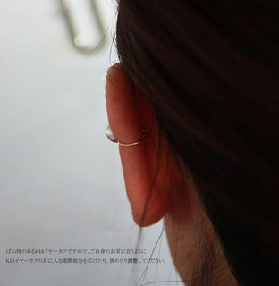 Akoya K18 6-9mm 海水珍珠耳夹 RAK32-042