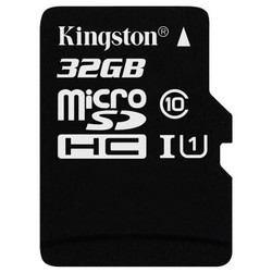 金士顿（Kingston）32GB 80MB/s TF(Micro SD)Class10 UHS-I防水抗震高速存储卡