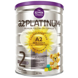 a2 艾尔 Platinum 白金版 婴幼儿奶粉  2段 6-12个月 900g