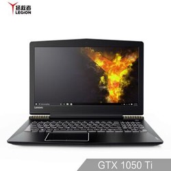 Lenovo 联想 拯救者R720 15.6英寸游戏笔记本电脑 （i7-7700HQ、8GB、1T+128G SSD、GTX1050Ti 4G）黑金