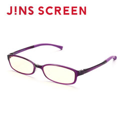 JINS睛姿眼镜TR90框防蓝光辐射眼镜电脑护目眼镜男女款PC01