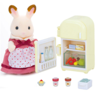 Sylvanian Families 森贝儿家族 巧克力兔妈妈家具套+兔弟弟家具套 +凑单品