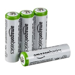 AmazonBasics 亚马逊倍思 5号 镍氢充电电池 4节  白色