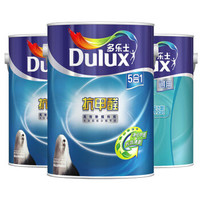 历史新低：Dulux 多乐士 抗甲醛五合一墙面漆 A899+A749致悦通用底漆 18L套装  *2件