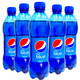  PEPSI 百事 巴厘岛限定款蓝色可乐 梅子味 450ml*5瓶　