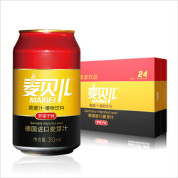 麦贝儿 MAIBEI罗望子味黑麦汁植物饮料310ml*6罐