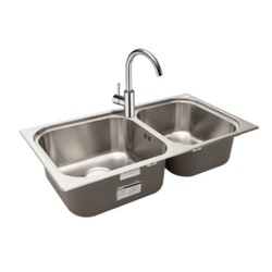 KOHLER 科勒 77161T+97274-zz 不锈钢水槽龙头套装 