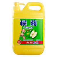 榄菊 青苹果清爽去油 洗洁精 1.8kg/瓶 食品用 蔬果洗涤 不伤手 去油 祛味