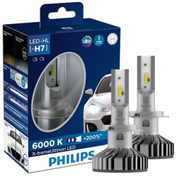 飞利浦（PHILIPS）LED H7汽车灯泡大灯2支装 *3件