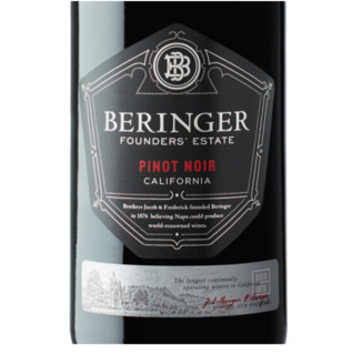 Beringer 贝灵哲 创始者庄园系列 黑皮诺 干红葡萄酒 750ml*6瓶 +干露红魔鬼梅洛*2瓶