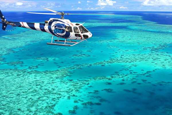澳大利亚凯恩斯梦幻丽礁号摩尔大堡礁超值一日游(直升机+游船)