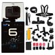 GoPro HERO 6 Black 运动摄像机+64GB TF卡+双电+ALL U Need Kit.套装