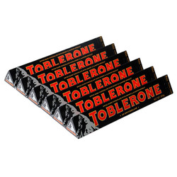 Toblerone 瑞士三角 黑巧克力 100g*6支  *2件