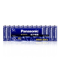 Panasonic 松下 LR6LAC-12SW  碱性电池 5号*12粒 送粉色电池*2粒