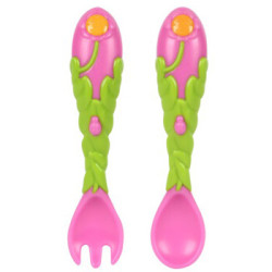 努比(Nuby)儿童餐具 婴儿勺子 宝宝辅食训练小