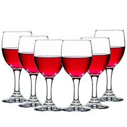 Libbey 利比 9942科珀葡萄酒杯295ml（6只）无铅水晶玻璃烈酒杯红酒杯高脚杯