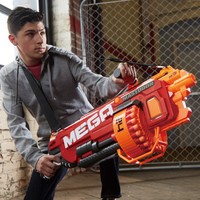 NERF 热火 MEGA系列 B8086 超级威力发射器 +毛绒公仔史迪奇