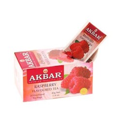 斯里兰卡进口 阿客巴（AKBAR） 小红莓味红茶（调味茶）信封装 40g（20*2g）/盒 斯里兰卡进口 *8件