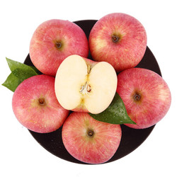 宏辉果蔬 山东烟台 红富士苹果  一级铂金果 果径约80mm 5kg