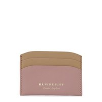 BURBERRY 博柏利 Izzy 女士双色真皮卡包