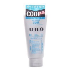 SHISEIDO 资生堂 UNO 吾诺  男士蓝色清洁磨砂洗面奶 130g