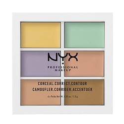  NYX Professional Makeup 6色修容遮瑕盘 