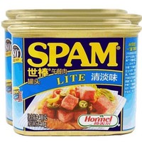  SPAM 世棒 经典午餐肉罐头 清淡口味 340g*4罐 