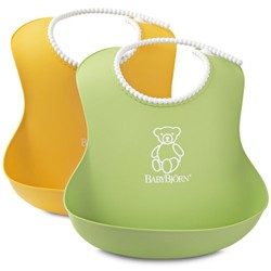 BABYBJORN Soft Bib系列 儿童围嘴 2只装