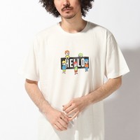 WEGO 我们前进 BROWNY HELLO BOX logo 男士T恤