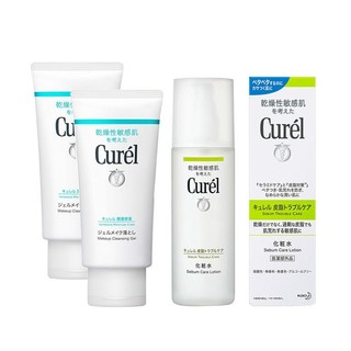 Curel 珂润 润浸保湿卸妆啫喱 130g *2支+控油保湿化妆水 150ml