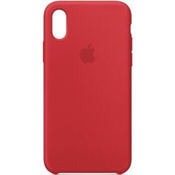 Apple 苹果 iPhone X 硅胶保护壳 - 红色