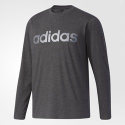 adidas 阿迪达斯 运动型格 CE0216 男子长袖T恤