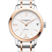 值友专享：BAUME & MERCIER 名士 Classima Core M0A10269 女士机械腕表